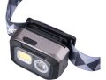EXTOL čelovka 500lm, Dual Power - Li-ion nebo AAA, USB nabíjení, s IR čidlem, OSRAM LED+COB LED (43185)