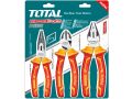 TOTAL Elektrikářské kleště, sada 3ks, industrial, 1000V, CrV (THT2K0302)