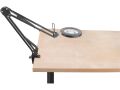 EXTOL lampa stolní s lupou, USB napájení, černá, 2400lm, 3 barvy světla, 5x zvětšení (43160)