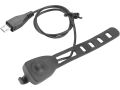 EXTOL světlo bílé na kolo 350lm, USB nabíjení, klakson, 5W LED (43137)