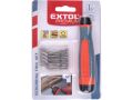 EXTOL odhrotovač univerzální, dřík 3,2mm +10ks náhradních čepelí, HSS M35 (5% Co) (8803680)