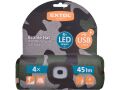 EXTOL čepice s čelovkou 4x45lm, USB nabíjení, maskovací, univerzální velikost (43464)