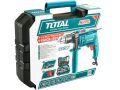 TOTAL Vrtačka s příklepem a nářadím, 680W, 115ks (THKTHP1152)
