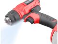 EXTOL pistole horkovzdušná aku SHARE20V, 550°C, 20V Li-ion, bez baterie a nabíječky (8891867)