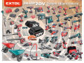 EXTOL fukar/vysavač 2v1 aku SHARE20V, 20V Li-ion, 2000mAh (8891876)