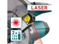 EXTOL pila pokosová 185mm aku s laserem SHARE20V, BRUSHLESS, 20V Li-ion, 2000mAh (8791826)