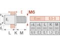 FORTUM šrouby nýtovací ocelové sada 25ks, M6x15mm (4770676)