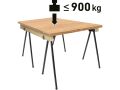 EXTOL koza stavební skládací 1kus, nosnost 450kg, výška 76,5cm (956070)