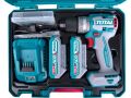 TOTAL Vrtací šroubovák AKU s příklepem, brushless, 20V Li-ion (2x), industrial (TIDLI20602E)