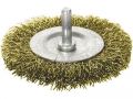 EXTOL kartáč okružní, O 63mm, vlnitý drát S 0,3mm, stopka 6mm, EXTOL CRAFT (17053)