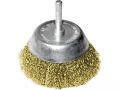 EXTOL kartáč hrnkový, O 50mm, vlnitý drát S 0,3mm, stopka 6mm, EXTOL CRAFT (17056)