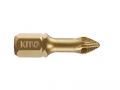 KITO hroty, sada 20ks, PH 3x25mm, S2/TiN, KITO (4820113)