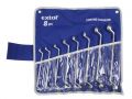EXTOL klíče očkové/očkové, sada 8ks, 6-22mm, CrV, EXTOL CRAFT (6219)
