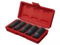 FORTUM klíče nástrčné rázové, 5ks, 1/2“, 17-19-21-24-27mm, CrMoV, FORTUM (4700802)