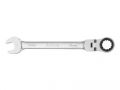 FORTUM klíč ráčnový očkoplochý s kloubem, 14mm, L 193mm, CrV/S2, FORTUM (4720214)