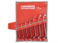 FORTUM sada očkových klíčů, 7ks, 6x7, 8x9, 10x11, 13x14, 16x17, 18x19, 20x22mm, 61CrV5, FORTUM (4730302)