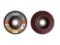 EXTOL kotouč lamelový šikmý, P40, 115mm, sklotextilní podložka, zirkon, EXTOL PREMIUM (8803404)