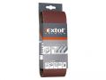 EXTOL Brusný pás, bal. 3ks,P100, 75x457mm, EXTOL PREMIUM (8803510)