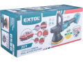 EXTOL INDUSTRIAL leštička orbitální aku SHARE20V, 150mm, BRUSHLESS, 2Ah (8791844)