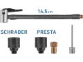 EXTOL PREMIUM kompresor aku, 10,3bar, USB nabíjení (8891512)