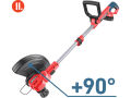 EXTOL PREMIUM sekačka strunová aku, SHARE20V, 30cm, 2Ah (8891900)