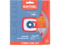 EXTOL PREMIUM kotouč diamantový řezný, turbo Thin Cut, suché i mokré řezání, O 150x22,2x1,6mm (8803043)