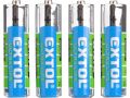 EXTOL baterie zink-chloridové, 4ks, 1,5V AA (LR6), EXTOL LIGHT (42001)