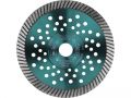 EXTOL kotouč diamantový řezný turbo Fast Cut, 150x22,2mm, suché i mokré řezání, EXTOL INDUSTRIAL (8703053)