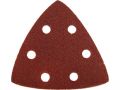 EXTOL papíry brusné delta, bal. 20ks, 93mm, P120, 6 otvorů, uchycení: suchý zip, rozměr: 93x93x93mm, EXTOL PREMIUM (8803885)