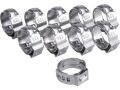 EXTOL spona na hadici, 10ks, Ř21mm, INOX (8865178)