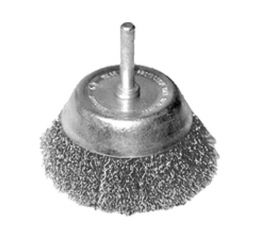 EXTOL kartáč hrnkový, O 75mm, vlnitý drát S 0,3mm, stopka 6mm, EXTOL CRAFT (17058)