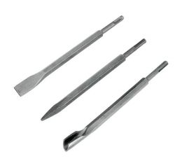 EXTOL sekáče SDS PLUS, sada 3ks, plochý 250x14mm, šířka hrotu 20mm,špičatý 250x14mm, drážkovací 250x14mm, EXTOL CRAFT (23950)