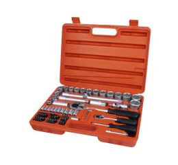 EXTOL klíče nástrčné, sada 75ks, 1/4", 1/2", CrV, EXTOL PREMIUM (6521)