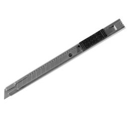 EXTOL nůž ulamovací celokovový nerez, 9mm, s Auto-lock systémem proti samovolnému posunutí břitu při práci, INOX, EXTOL CRAFT (8