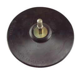 EXTOL nosič brusných výseků do vrtačky-suchý zip, O 125mm, stopka 8mm (108400)