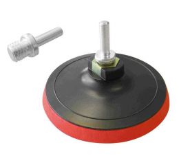 EXTOL nosič brusných výseků-M14, suchý zip s redukcí úchytu do vrtačky, O 125mm, stopka redukce 8mm (108530)