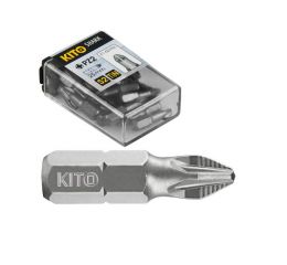 KITO hroty, sada 20ks, PZ 1x25mm, S2, KITO (4810211)