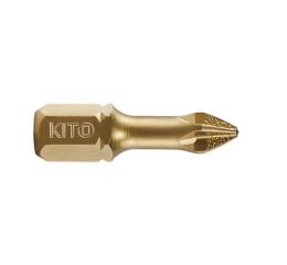 KITO hrot, PH 3x25mm, S2/TiN, KITO (4820103)