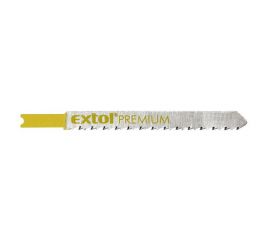EXTOL plátky do přím.pily 5ks, 75x25mm, úchyt UNIVERSAL, HSS, EXTOL PREMIUM (8805501)