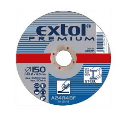EXTOL kotouč brusný na ocel, 125x6,0x22,2mm, EXTOL PREMIUM (8808702)