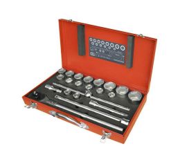 EXTOL klíče nástrčné, sada 22ks, 3/4", CrV, EXTOL PREMIUM (8818350)