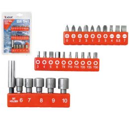 EXTOL hroty, sada 26ks, 25mm, CrVMo, EXTOL PREMIUM (8819620)