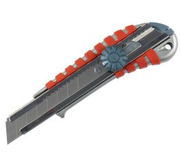EXTOL nůž ulamovací kovový s kovovou výstuhou a kolečkem, 18mm, EXTOL PREMIUM (8855014)
