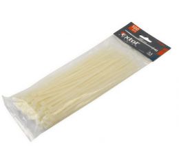 EXTOL pásky na vodiče, 7,6x380mm, 50ks, bílé, NYLON, EXTOL PREMIUM (8856120)
