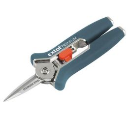 EXTOL nůžky zahradnické přímé, mini, 153mm, na sříhání rostlin do prům. 6mm, EXTOL PREMIUM (8872115)