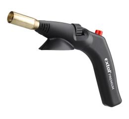 EXTOL hořák s piezo zapalováním, pro plynové kartuše s EU závitem 7/16", průměr trysky hořáku 20mm, výkon 1,7 kWh, spotřeba 123g