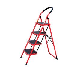 EXTOL schůdky skládací ocelové, 4 stupně, nejvyšší schůdek 92cm, nosnost 150kg, vzdálenost mezi schody 25,5mm, rozměr schodu 38x