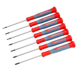 EXTOL šroubováky hodinářské, sada 7ks, délka 75mm, magnetický hrot, CrV, EXTOL PREMIUM (8819180)