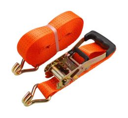 EXTOL pás upínací ráčnový s háky, 10m x 50mm, max. 4000kg, pevnost pásu: při opásání 4000 daN, v tahu 2000 daN, PES, EXTOL PREMI