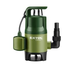 EXTOL čerpadlo na znečištěnou vodu, 400W, 7500l/hod, 10m, EXTOL CRAFT (414122)